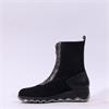 Wonders Simon Front Zip Stretch Boot - Black Suede